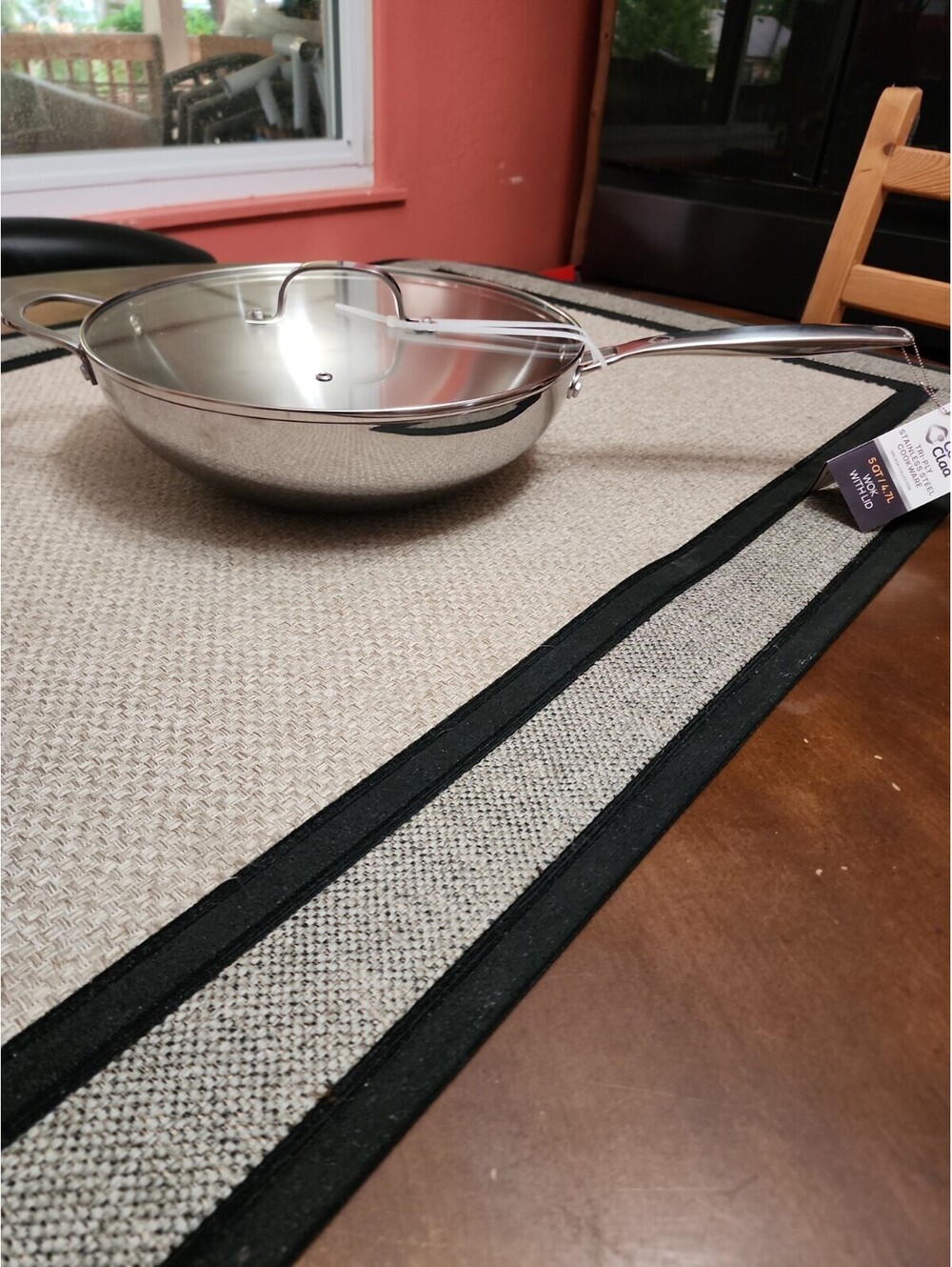 Core Clad Tri Ply 5.5 Qt Stainless Steel Saute Pan Usa O426